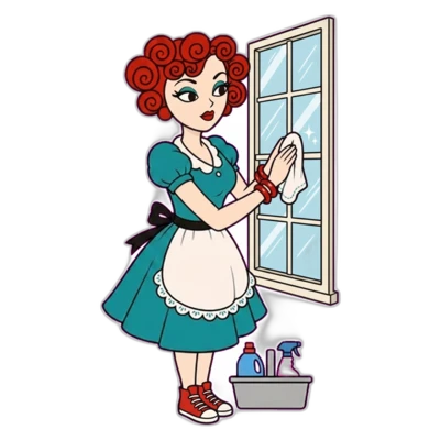 Interior window cleaning add-on