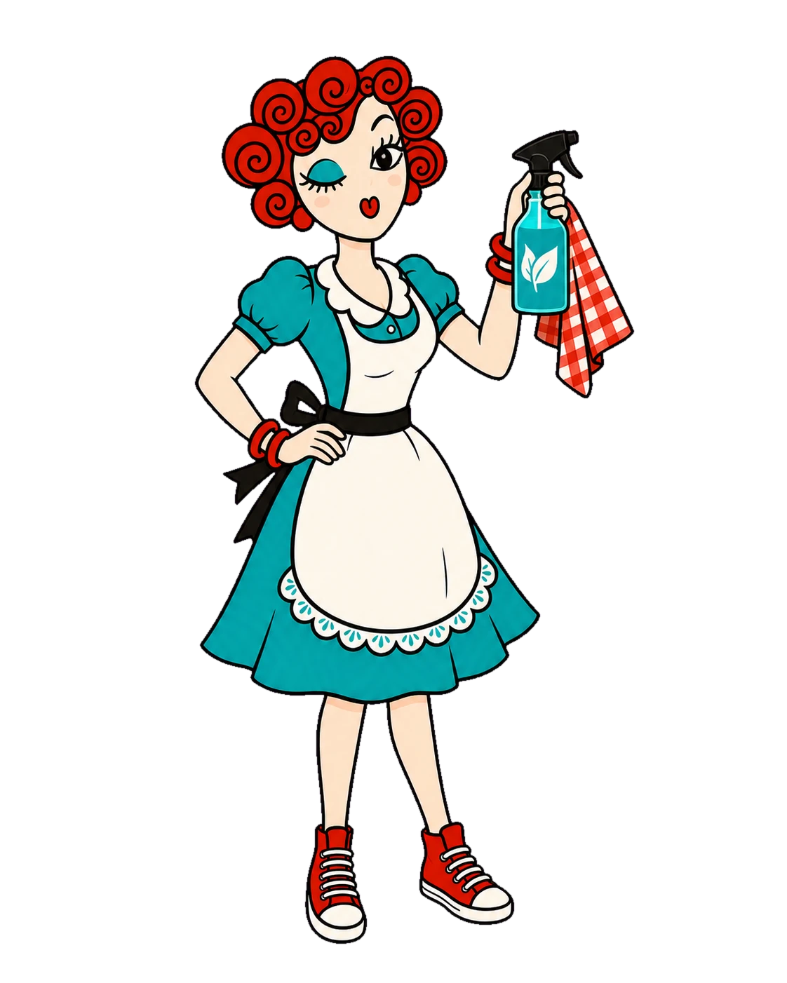 The Modern Maid mascot